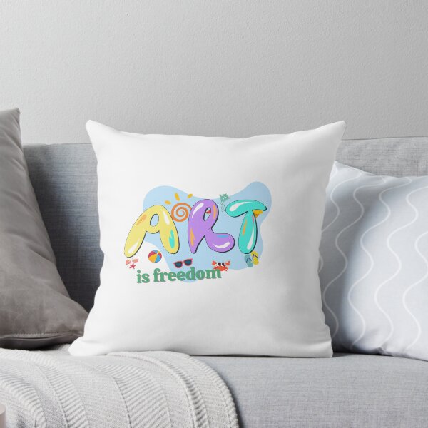 Item preview, ART is Freedom - Inspirational Graphic Typography designed and sold by PupeCreativeArt .