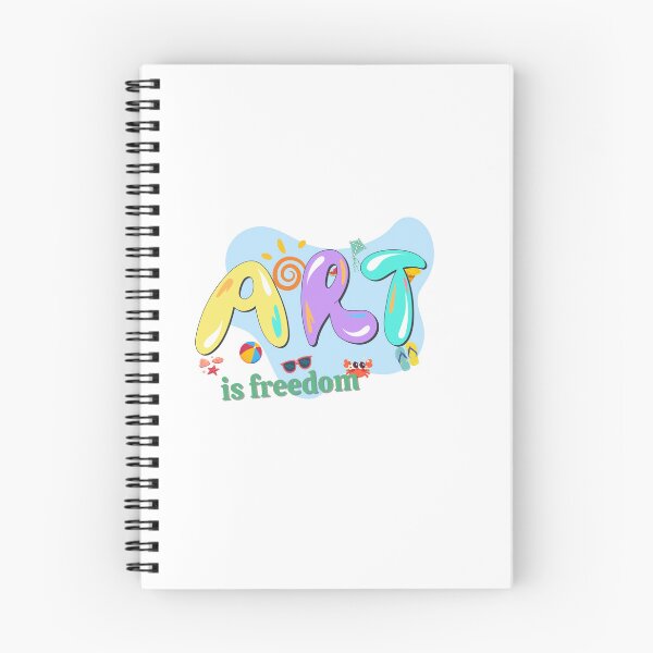 Item preview, ART is Freedom - Inspirational Graphic Typography designed and sold by PupeCreativeArt .