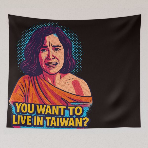 Item preview, You Want to Live in Taiwan – Parker Posey White Lotus Retro designed and sold by Places On Earth.
