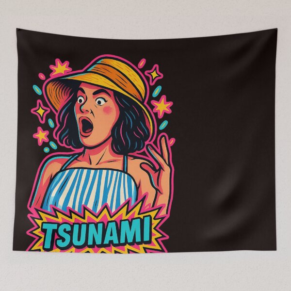 Item preview, Tsunami Meme – Victoria Ratliff White Lotus Thailand designed and sold by Places On Earth.