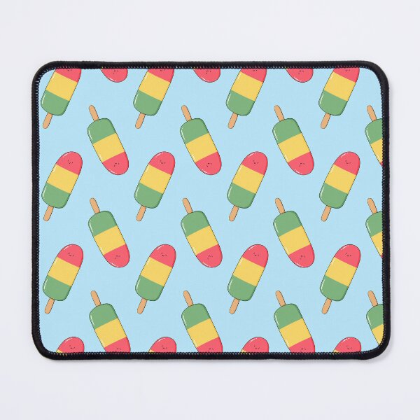 Item preview, kawaii ice cream stick seamless pattern designed and sold by YQvibe Studio.