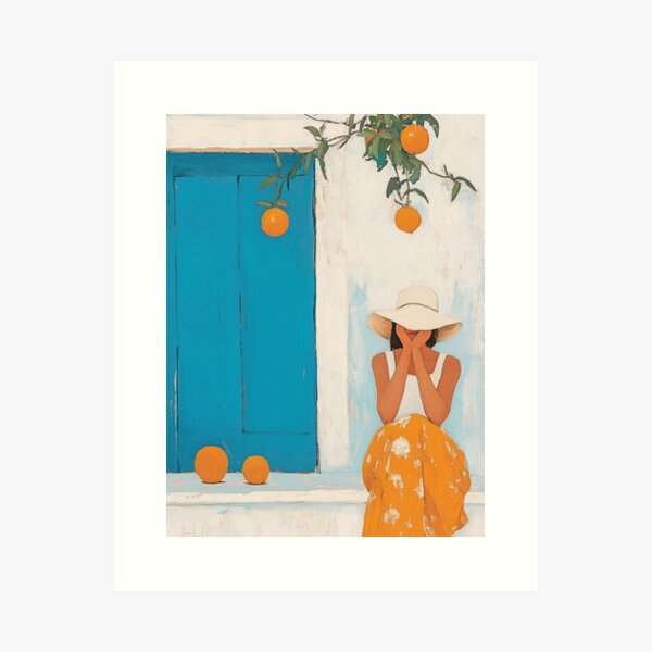 Item preview, Summer Vibes in Orange Hue designed and sold by junkydotcom.