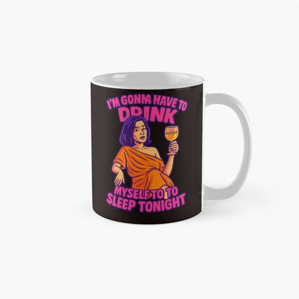 Item preview, I’m Gonna Drink Myself to Sleep Tonight Meme Victoria Ratliff White Lotus Quote designed and sold by Places On Earth.