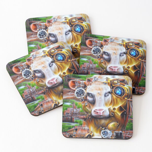 Item preview, Steampunk Cyber Cow designed and sold by CASturgill.