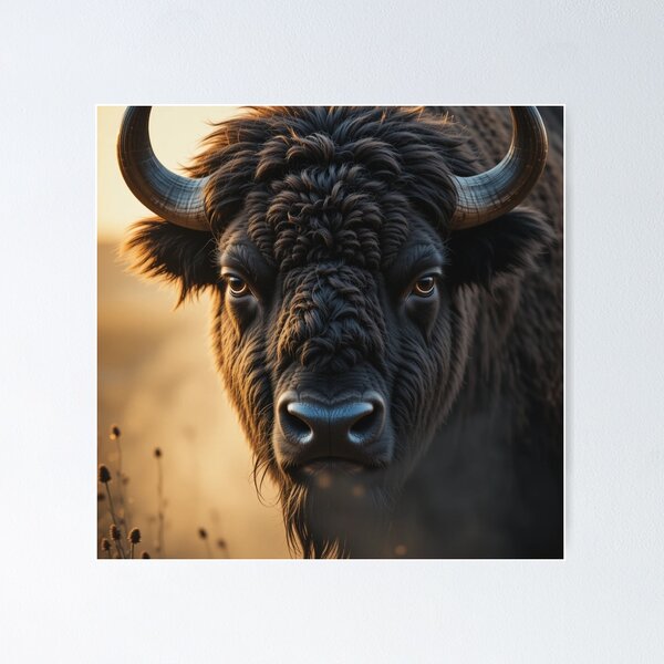 Item preview,  powerful bison designed and sold by InezPhotography.