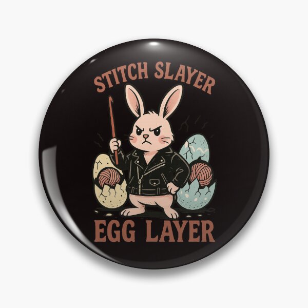 Item preview, Stitch Slayer, Egg Layer designed and sold by FrameFlow.