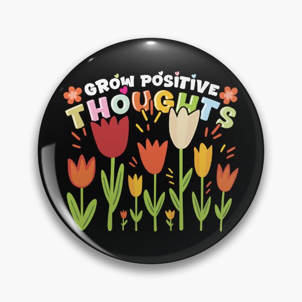 Item preview, Grow Positive Thoughts Quotes With Blooming Flowers designed and sold by evrankart.