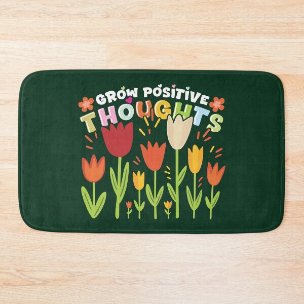 Item preview, Grow Positive Thoughts Quotes With Blooming Flowers designed and sold by evrankart.