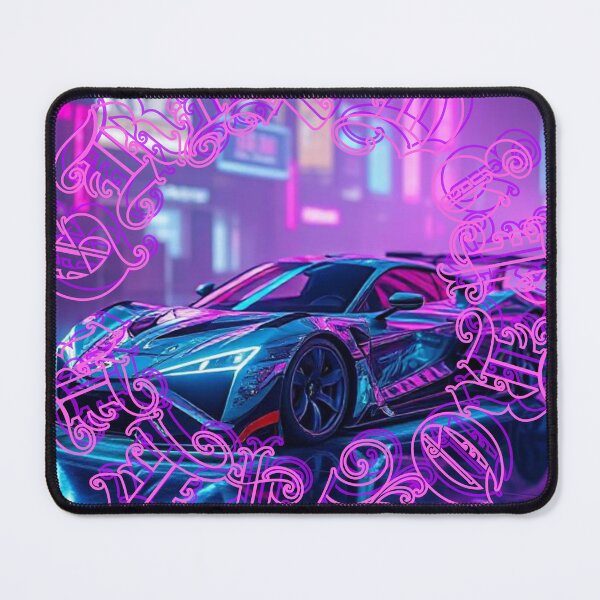Item preview, Grind&Prosper Cyberpunk Neon Ride – Purple & Pink Future Street Machine designed and sold by Grind&Prosper .