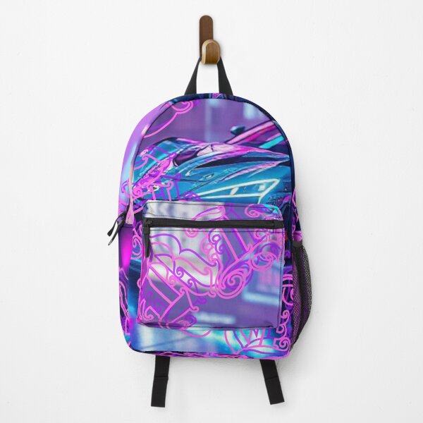 Item preview, Grind&Prosper Cyberpunk Neon Ride – Purple & Pink Future Street Machine designed and sold by Grind&Prosper .