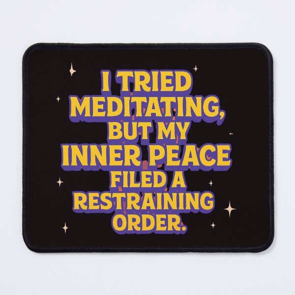 Item preview, I tried meditating designed and sold by whatthefoxsays.