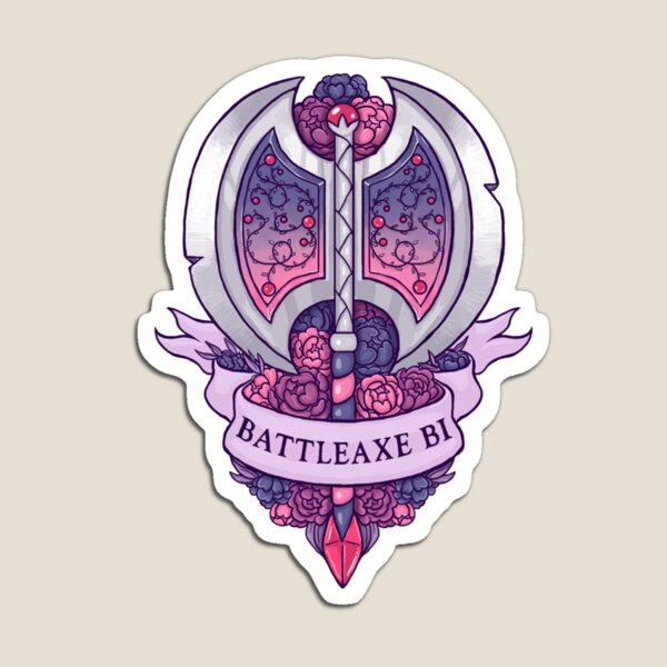 Item preview, Battleaxe Bi designed and sold by AnyaJSForbes.