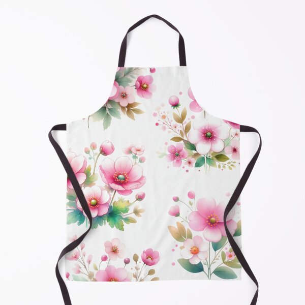 Item preview, Retro watercolor flowers Garden  designed and sold by Charmy Design.
