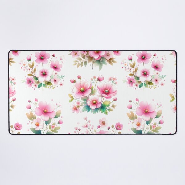 Item preview, Retro watercolor flowers Garden designed and sold by Charmy Design.