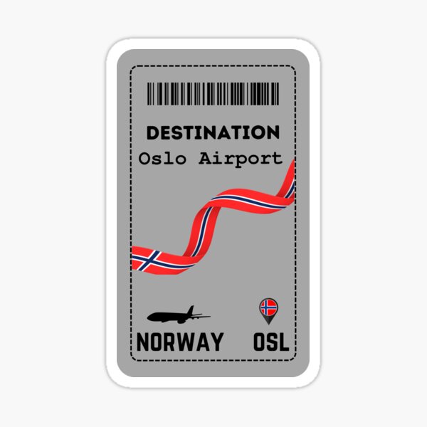 Item preview,  Norway Airport Luggage Tag designed and sold by Spreading Smile.