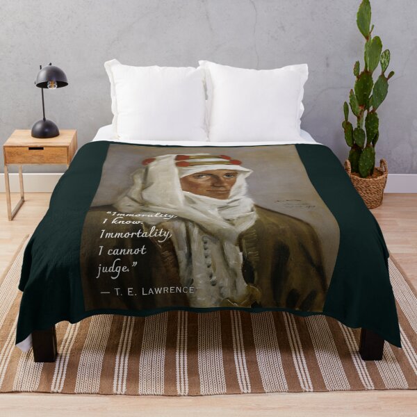 Item preview, T. E. Lawrence quote: Immorality, I know. Immortality, I cannot judge. designed and sold by artbleed.