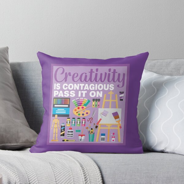 Item preview, Creativity is contagious pass it on - PURPLE designed and sold by StellarFX.