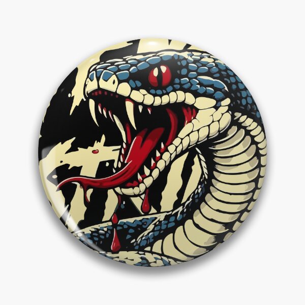 Item preview, Venom Strike Snake - Aggressive Wild Animal Graphic Design designed and sold by UniqueDesign751.