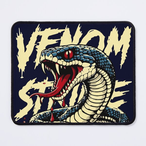 Item preview, Venom Strike Snake - Aggressive Wild Animal Graphic Design designed and sold by UniqueDesign751.