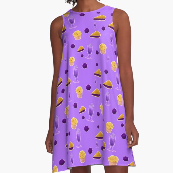 You can never have enough Blueberries! A-Line Dress