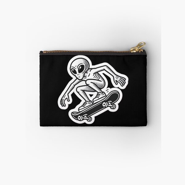 Item preview, Skateboarding Alien designed and sold by PinUpPizzazz.