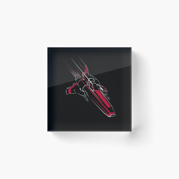 Battlestar Galactica Viper Acrylic Block