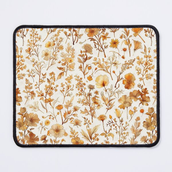 Item preview, Botanical illustration, various floral elements in earthy, warm tones designed and sold by CoolPixels.
