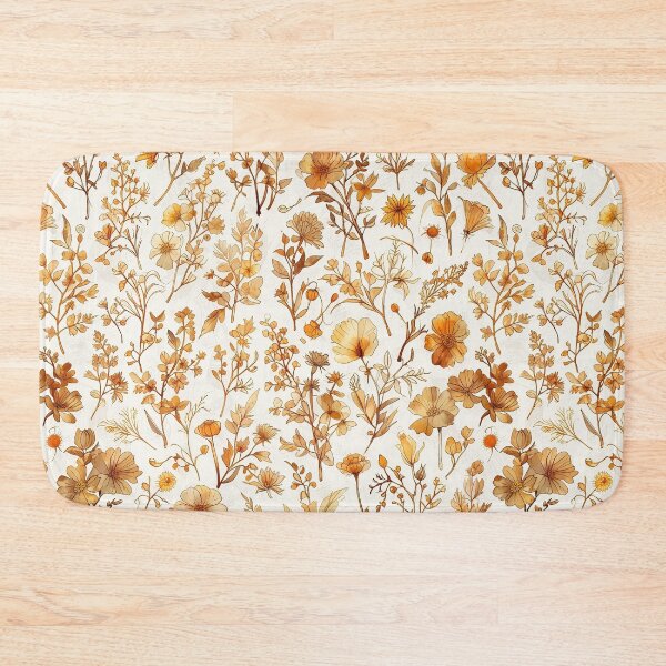 Item preview, Botanical illustration, various floral elements in earthy, warm tones designed and sold by CoolPixels.
