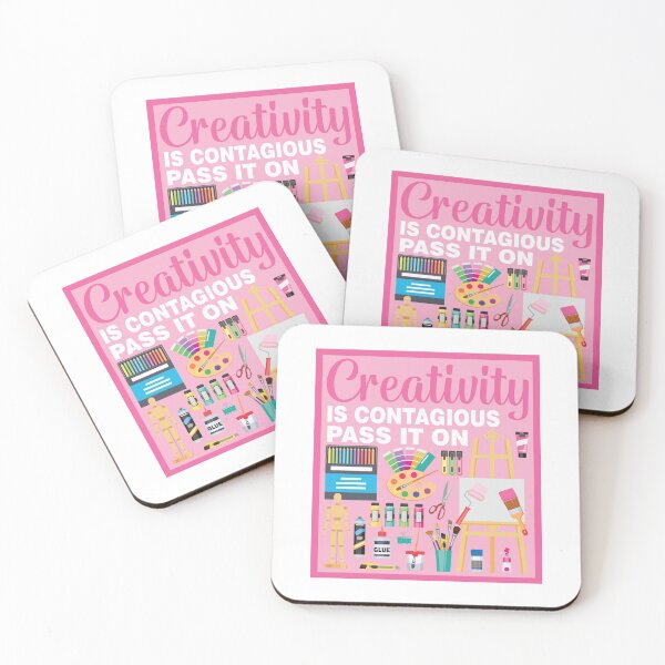 Item preview, Creativity is contagious pass it on - PINK designed and sold by StellarFX.