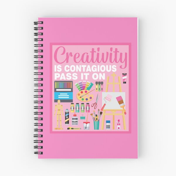 Item preview, Creativity is contagious pass it on - PINK designed and sold by StellarFX.