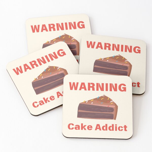 Item preview, Warning cake addict designed and sold by Rocklights.