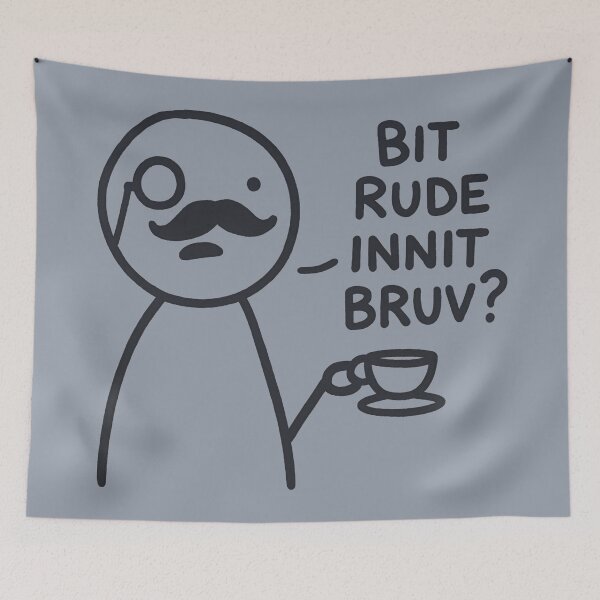 Item preview, Bit Rude Innit Bruv? designed and sold by HowToCanadian.