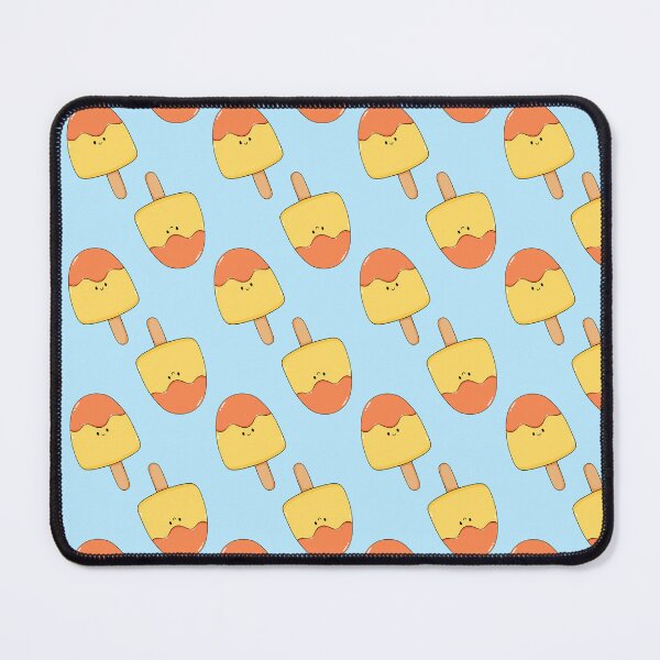 Item preview, kawaii popsicle seamless pattern designed and sold by YQvibe Studio.