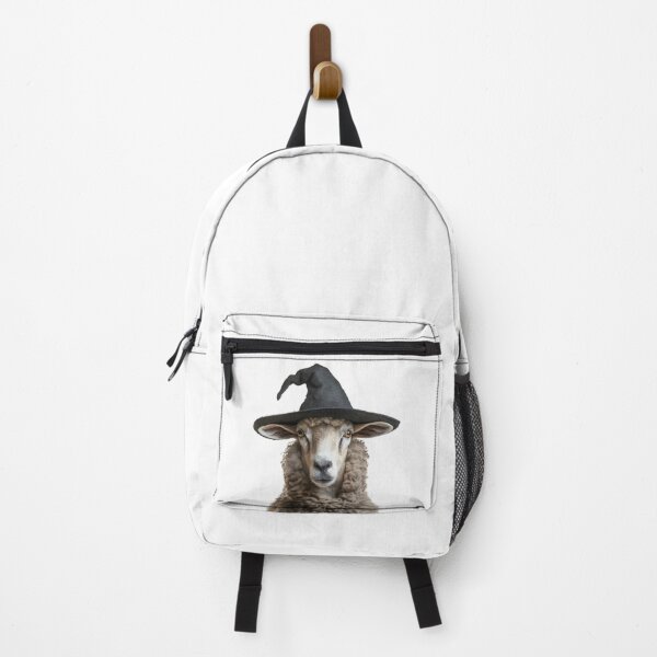 Item preview, Sheep Wearing Halloween Witch Hat designed and sold by LazyOwlStore.