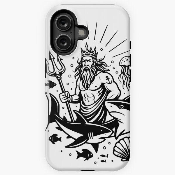 Artikel-Vorschau von Poseidon – Der Gott der Meere, designt und verkauft von MadMarkerDesign.