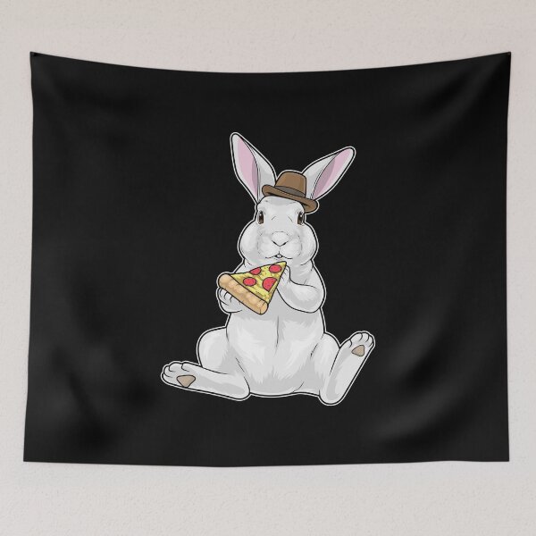 Item preview, Rabbit Pizza designed and sold by Snabdesign84.