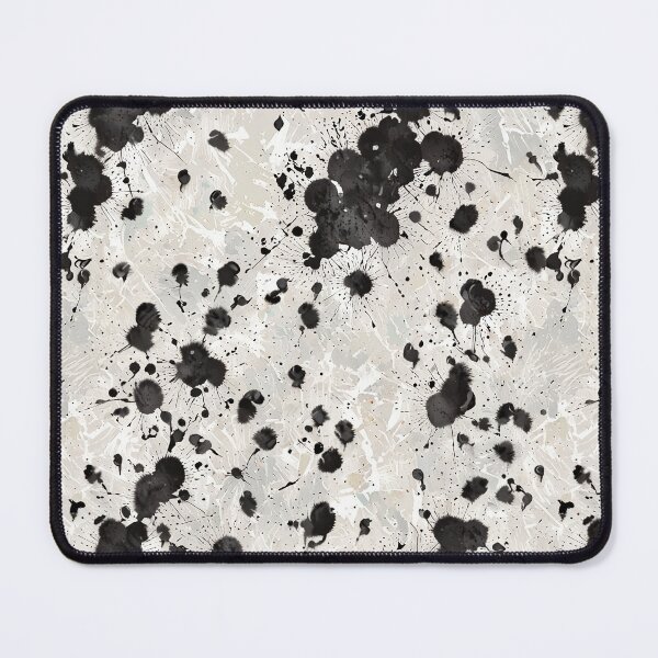 Item preview, Scattered black ink blots on textured background designed and sold by CoolPixels.