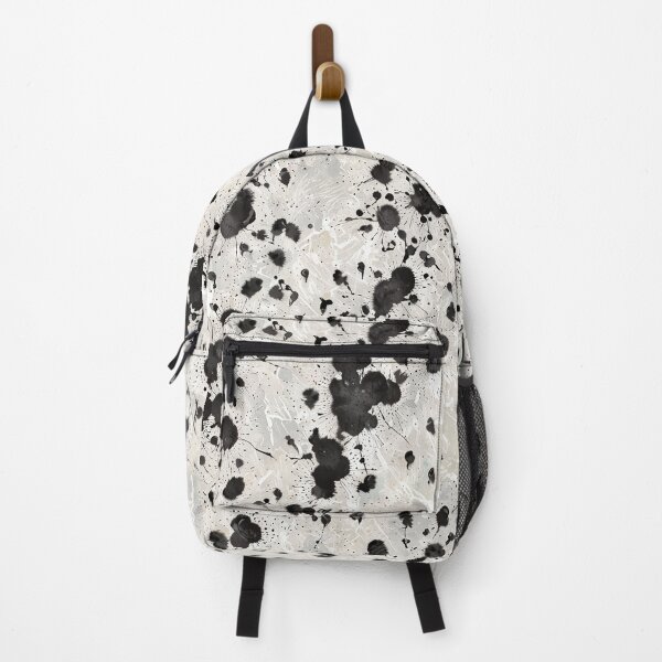 Item preview, Scattered black ink blots on textured background designed and sold by CoolPixels.