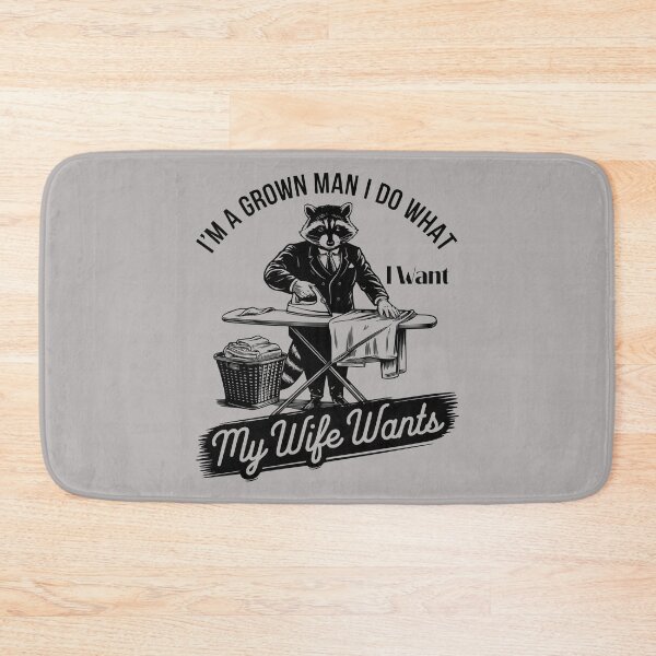 Item preview, Funny Raccoon Husband Design – I Do What My Wife Wants designed and sold by Aredbox.