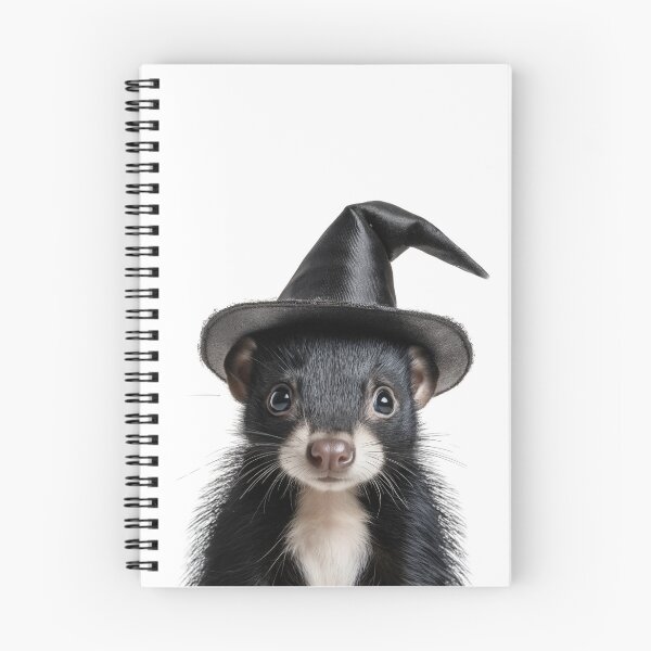Item preview, Skunk Wearing Halloween Witch Hat designed and sold by LazyOwlStore.