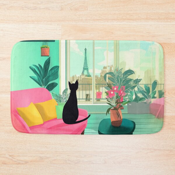 Item preview, Parisian chic cat designed and sold by Ramona-Gliga.