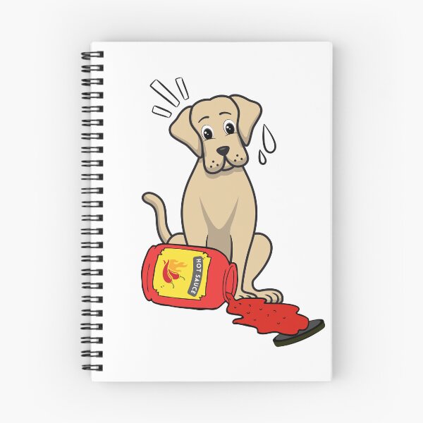 Item preview, Funny Big Dog Spilled hot sauce designed and sold by Pet Station.