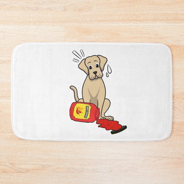 Item preview, Funny Big Dog Spilled hot sauce designed and sold by Pet Station.