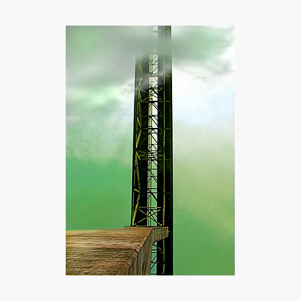 Ladder to the moon, only 2 million miles to go Photographic Print