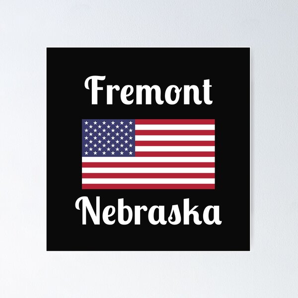 Item preview, Fremont Nebraska - Stylish Prints, designed and sold by Fleetwood1994.