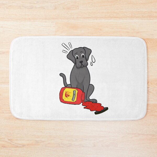 Item preview, Funny Big Dog Spilled hot sauce designed and sold by Pet Station.