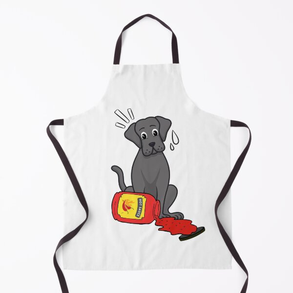 Item preview, Funny Big Dog Spilled hot sauce designed and sold by Pet Station.