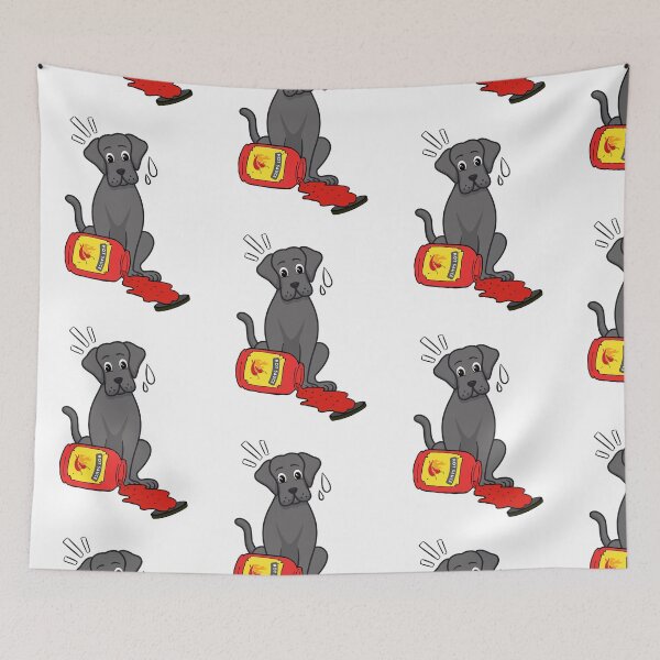 Item preview, Funny Big Dog Spilled hot sauce designed and sold by Pet Station.