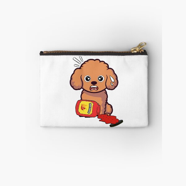 Item preview, Funny Brown Dog Spilled hot sauce designed and sold by Pet Station.