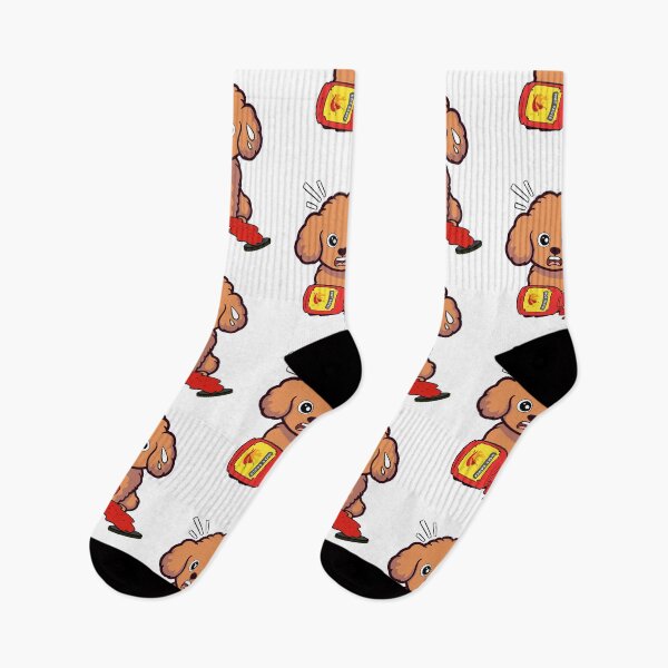Item preview, Funny Brown Dog Spilled hot sauce designed and sold by Pet Station.